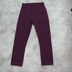 LULULEMON Red Wine Leggings